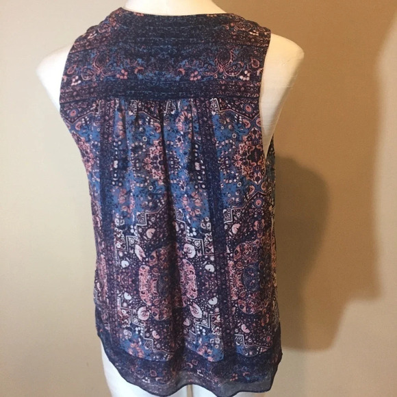 Joie Sleeveless Blouse Sz XS 100% Silk - Picture 2 of 6